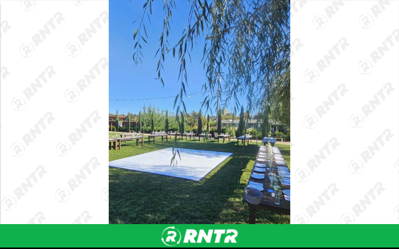 First Dance White Dance Floor - 3' x 3' Panel – For rent in rocklin, california – First Dance Dance Floors | RNTR.com – Image 1