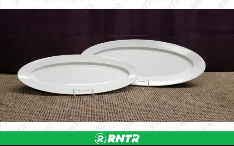 Generic WHITE PLATTER OVAL 28 x 11 – For rent in Mount Airy, North Carolina – Cooke Rentals MA | RNTR.com – Image 1 of 1