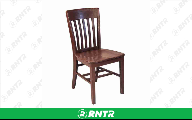Generic Wood Dining Accent Chair – For rent in Portland, Oregon – Peter Corvallis Productions | RNTR.com – Image 1 of 1