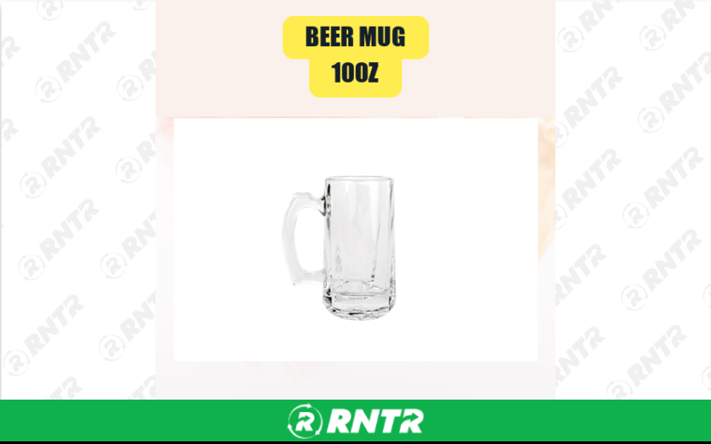 Generic 10oz Beer Mug – For rent in san-marcos, california – aras party rentals | RNTR.com – Image 1