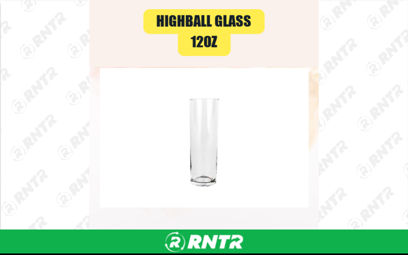 Generic 12oz Highball Glass – For rent in san-marcos, california – aras party rentals | RNTR.com – Image 1