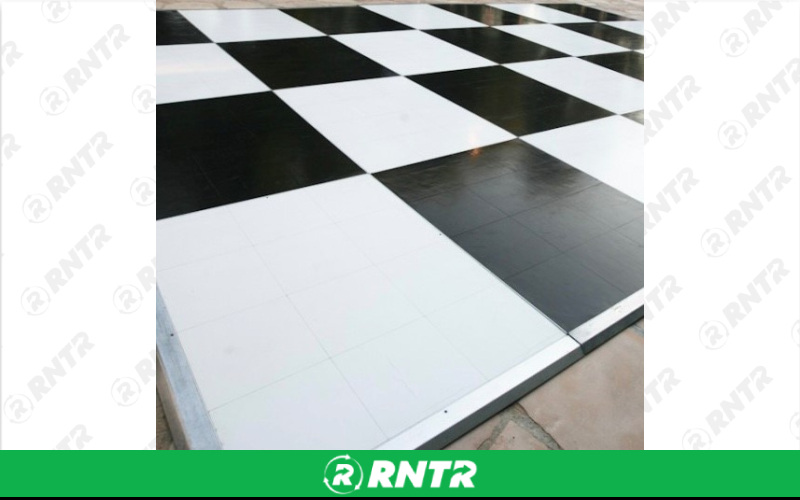 Generic 24x24 Black & White Dance Floor – For rent in north-augusta, south-carolina – iParty Event Rentals  | RNTR.com – Image 1