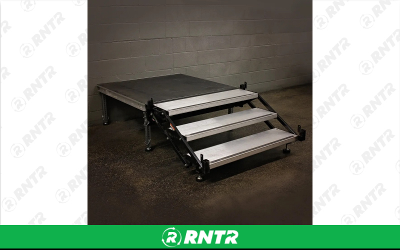Generic 3 Step Stage Stairs – For rent in north-augusta, south-carolina – iParty Event Rentals  | RNTR.com – Image 1