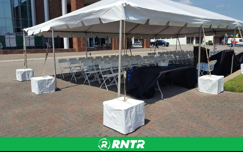 Generic 500lbs Vinyl Block Cover – For rent in north-augusta, south-carolina – iParty Event Rentals  | RNTR.com – Image 1