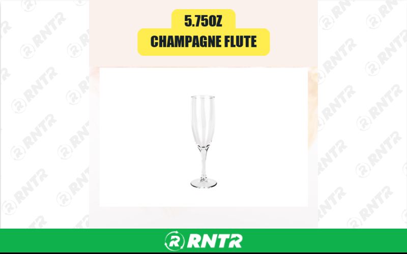 Generic 5.75oz Champagne Flute – For rent in san-marcos, california – aras party rentals | RNTR.com – Image 1