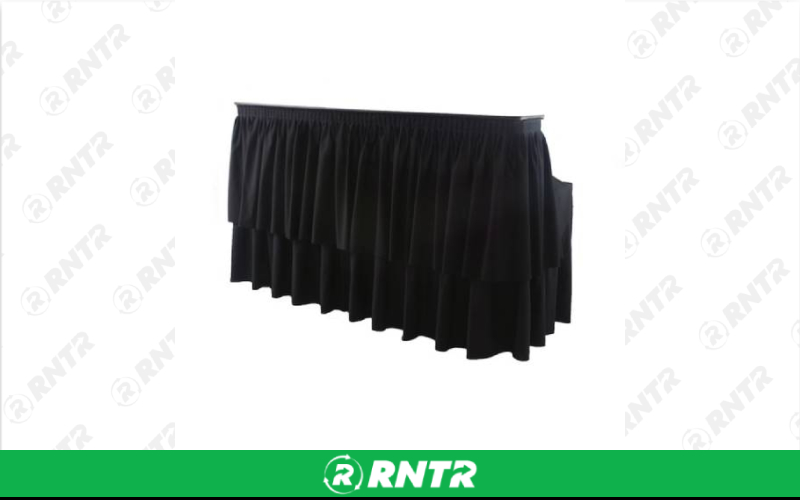 Generic 6' Skirted Bar/Riser Set – For rent in North Augusta, South Carolina – iParty Event Rentals  | RNTR.com – Image 2 of 3