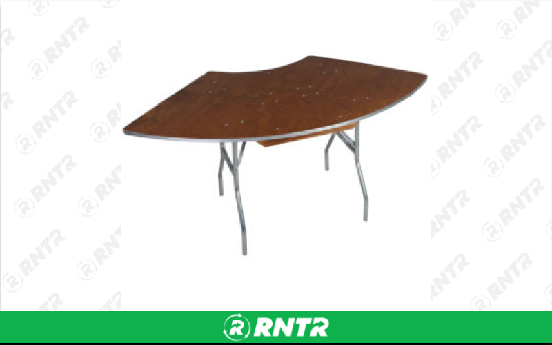 Generic 7' Serpentine Table – For rent in north-augusta, south-carolina – iParty Event Rentals  | RNTR.com – Image 1