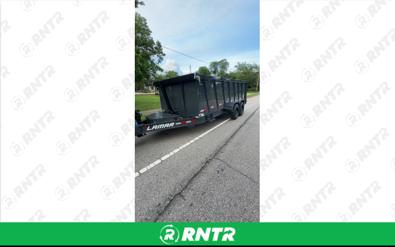 Lamar 7x16 - 16k dump trailer – For rent in Taylors, South Carolina – RCD Industries | RNTR.com – Image 1
