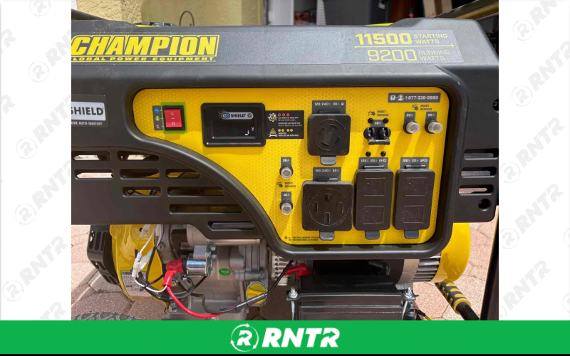 Champion 9200w Generator w/Electric Start – For rent in Tampa, Florida – Sprk Rental | RNTR.com – Image 2 of 5