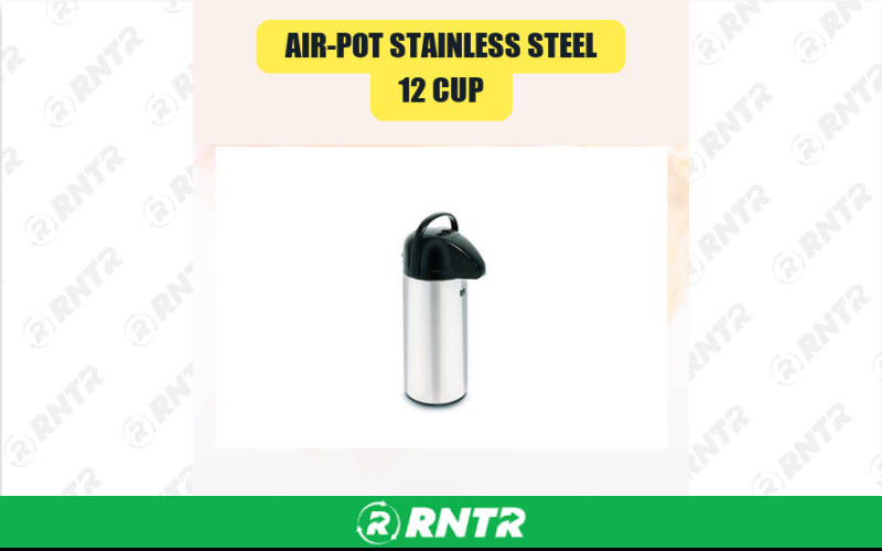 Generic Air-Pot Stainless Steel -  12 Cup – For rent in san-marcos, california – aras party rentals | RNTR.com – Image 1