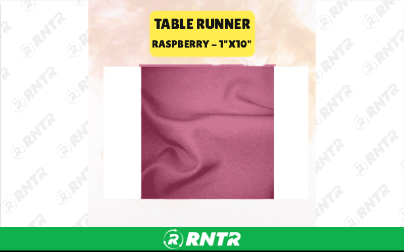 Generic Banquet Table Runner – For rent in San Marcos, California – aras party rentals | RNTR.com – Image 2 of 3