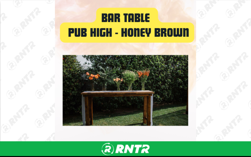 Generic Bar Table - Pub High Event Table – For rent in san-marcos, california – aras party rentals | RNTR.com – Image 1