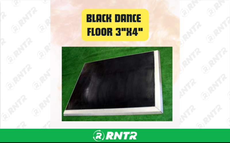 Generic Black Modular Dance Floor - Event & Party Flooring 3ftx4ft – For rent in san-marcos, california – aras party rentals | RNTR.com – Image 1