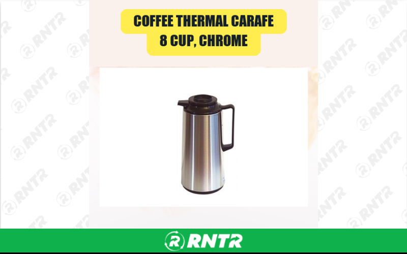 Generic Coffee Thermal Carafe -  8 Cup -  Chrome – For rent in san-marcos, california – aras party rentals | RNTR.com – Image 1