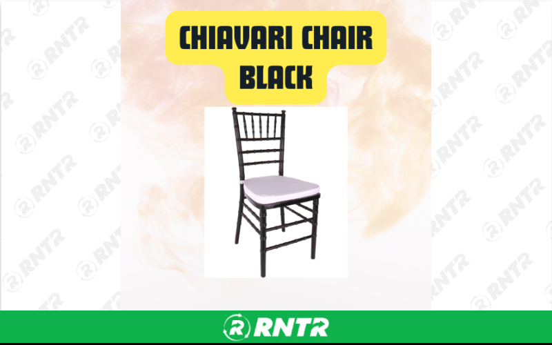 Generic Cross Back - Black – For rent in san-marcos, california – aras party rentals | RNTR.com – Image 1