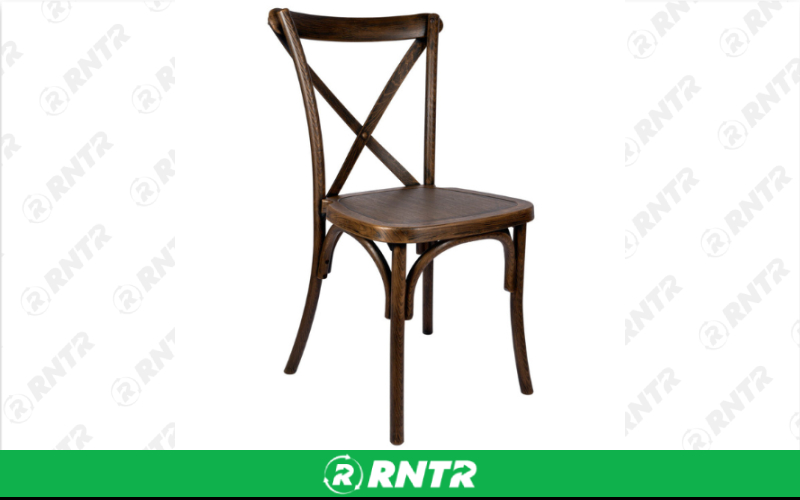 Generic Cross Back Chair – For rent in san-marcos, california – aras party rentals | RNTR.com – Image 1