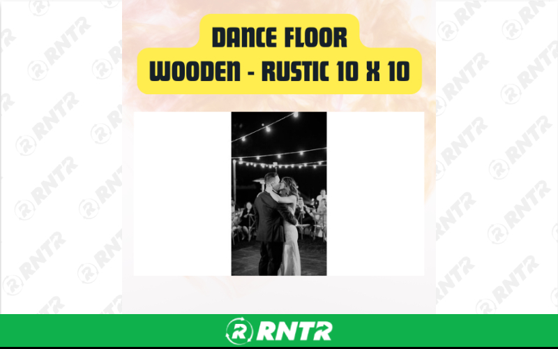 Generic Dance Floor Rustic Wooden 10' x 10' - Event & Wedding Dance Floor – For rent in San Marcos, California – aras party rentals | RNTR.com – Image 3 of 3