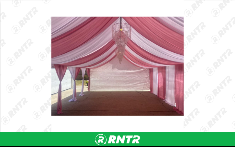 Generic Draped Festival Tent (20x20) – For rent in san-marcos, california – aras party rentals | RNTR.com – Image 1