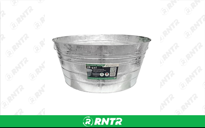Generic Drink Self Serve Galvanized Tub – For rent in north-augusta, south-carolina – iParty Event Rentals  | RNTR.com – Image 1