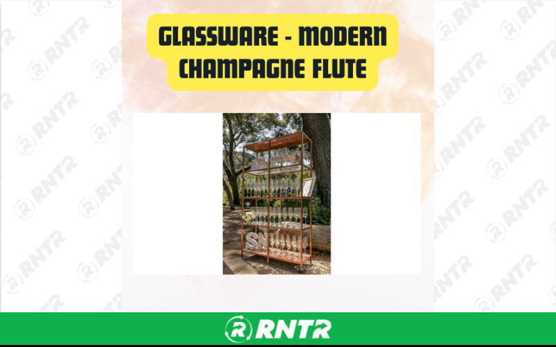 Generic Glassware Modern Clear Champagne Flute – For rent in San Marcos, California – aras party rentals | RNTR.com – Image 2 of 3