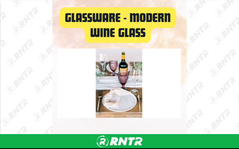 Generic Glassware Modern Clear Wine Glass – For rent in San Marcos, California – aras party rentals | RNTR.com – Image 2 of 3