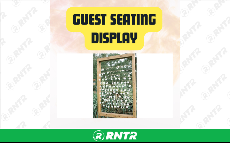 Generic Guest Seating Display for Events – For rent in San Marcos, California – aras party rentals | RNTR.com – Image 2 of 3