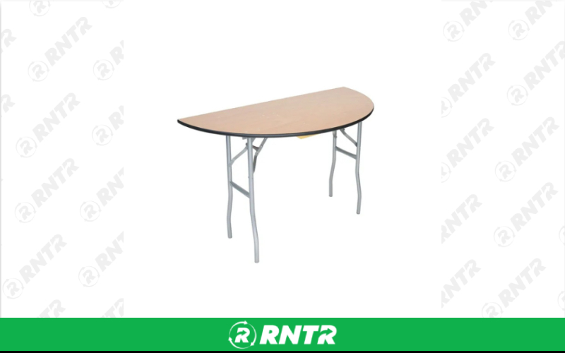 Generic Half Round Table (5 ft) – For rent in san-marcos, california – aras party rentals | RNTR.com – Image 1