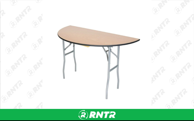 Generic Half Round Table (6 ft) – For rent in san-marcos, california – aras party rentals | RNTR.com – Image 1