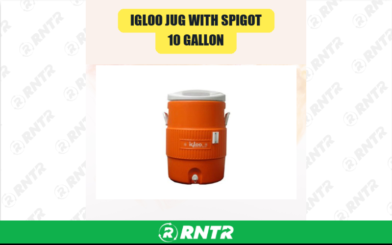 Generic Igloo Jug with Spigot -  10 Gallon – For rent in san-marcos, california – aras party rentals | RNTR.com – Image 1