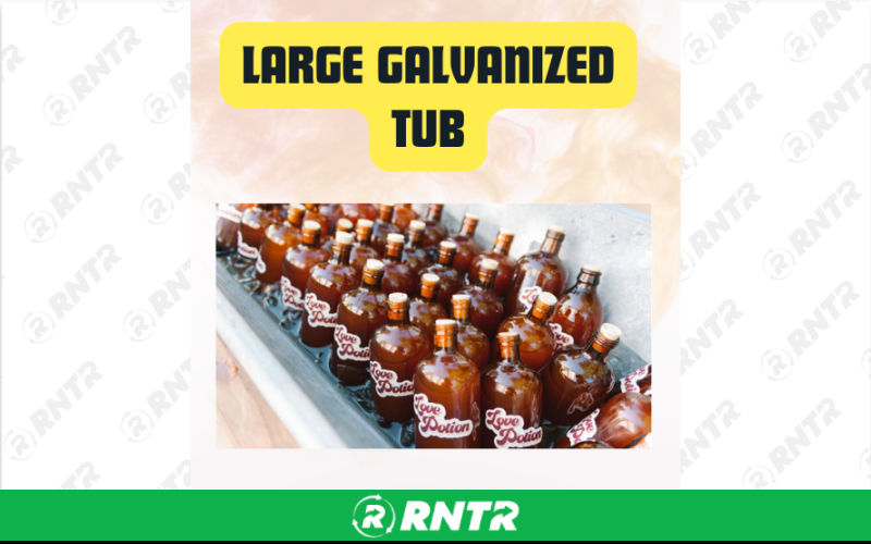 Generic Large Galvanized Metal Tub – For rent in San Marcos, California – aras party rentals | RNTR.com – Image 3 of 3