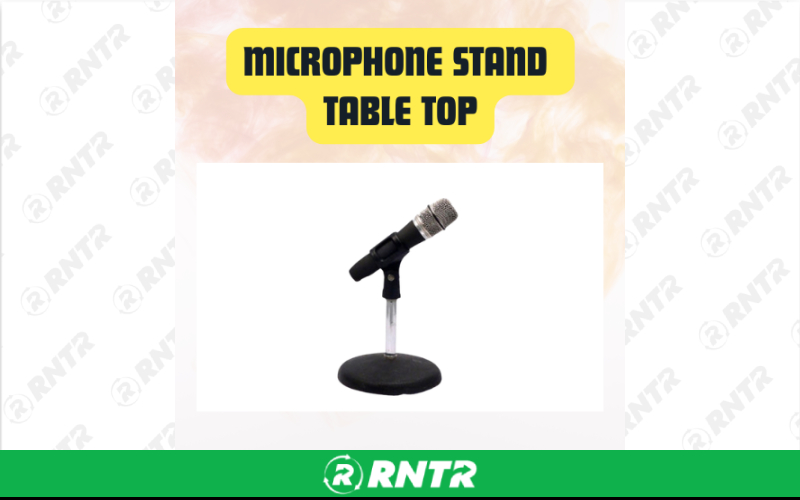 Generic Microphone Stand Table Top – For rent in san-marcos, california – aras party rentals | RNTR.com – Image 1