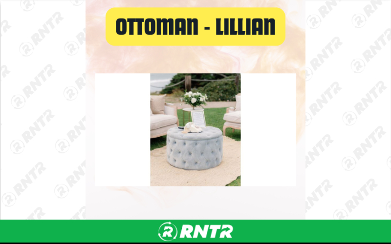 Generic Ottoman Lillian – For rent in San Marcos, California – aras party rentals | RNTR.com – Image 2 of 3