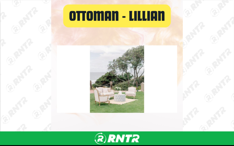 Generic Ottoman Lillian – For rent in San Marcos, California – aras party rentals | RNTR.com – Image 3 of 3