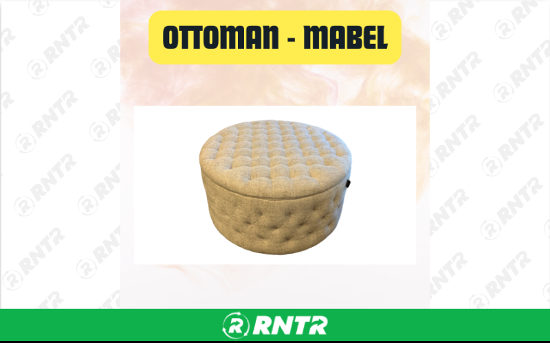 Generic Ottoman Mabel – For rent in san-marcos, california – aras party rentals | RNTR.com – Image 1