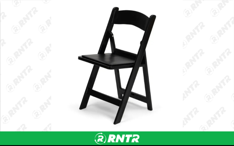 Generic Padded black resin chair – For rent in san-marcos, california – aras party rentals | RNTR.com – Image 1