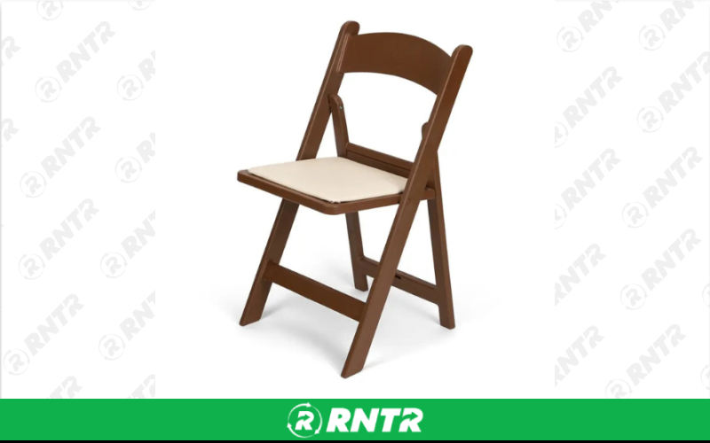 Generic Padded brown resin chair – For rent in san-marcos, california – aras party rentals | RNTR.com – Image 1