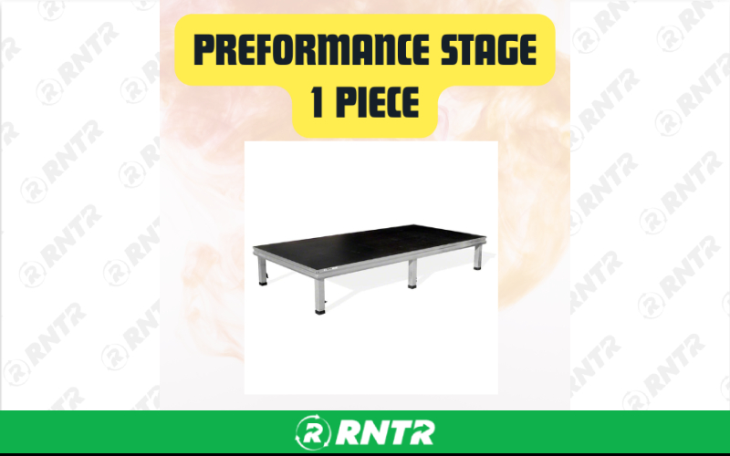 Generic Preformance Stage - 1 Piece – For rent in san-marcos, california – aras party rentals | RNTR.com – Image 1