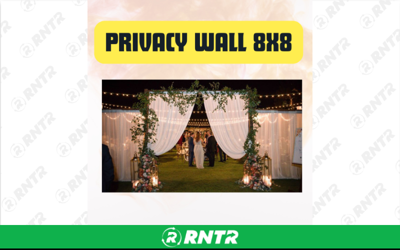 Generic Privacy Wall - Adjustable Event Privacy Divider (8x8 to 10x12) – For rent in san-marcos, california – aras party rentals | RNTR.com – Image 1