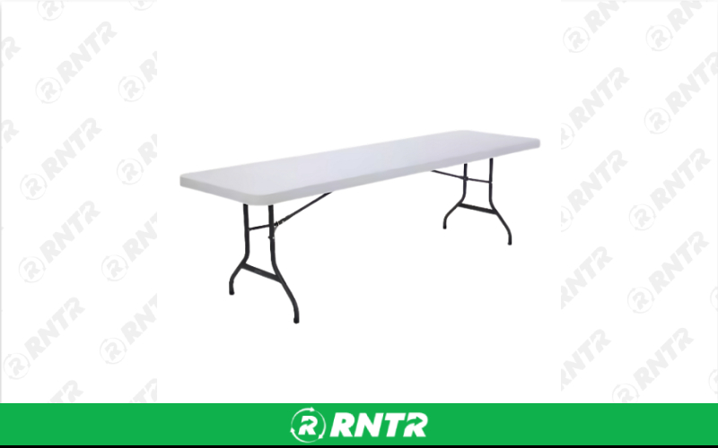 Generic Rectangular Table (8 ft.) – For rent in san-marcos, california – aras party rentals | RNTR.com – Image 1