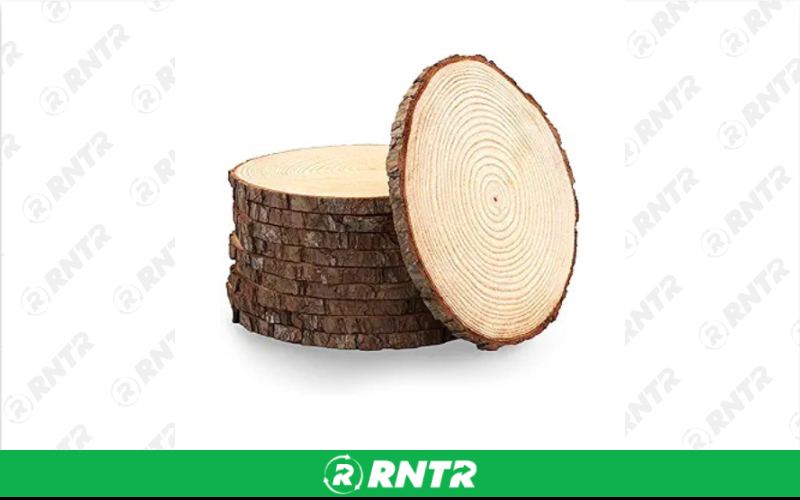 Generic Rustic Natural Wood Slices Round (10) – For rent in san-marcos, california – aras party rentals | RNTR.com – Image 1