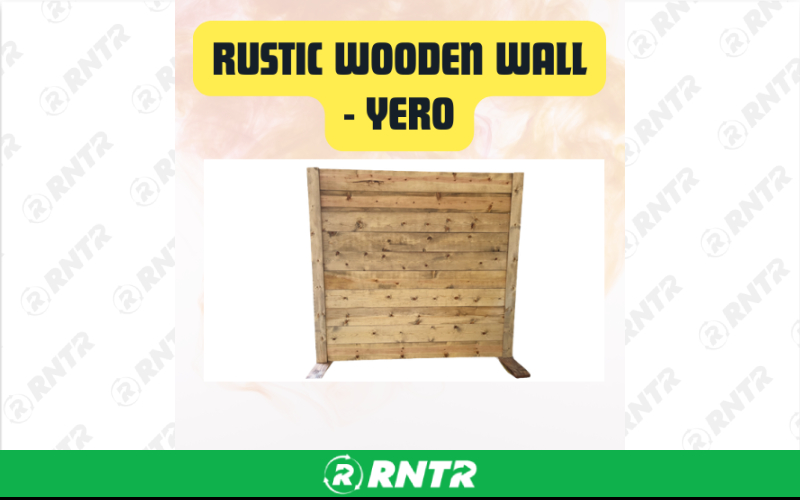 Generic Rustic Wooden Wall Backdrop - Yero – For rent in san-marcos, california – aras party rentals | RNTR.com – Image 1