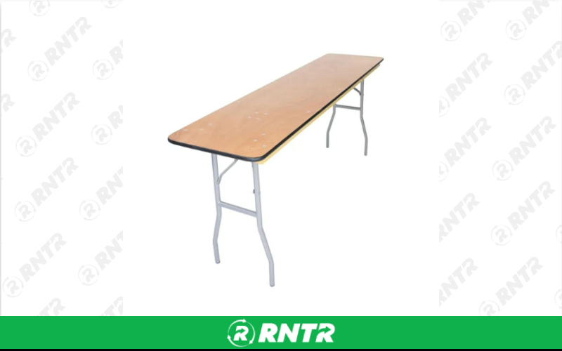 Generic Seminar Table (8 ft.) – For rent in san-marcos, california – aras party rentals | RNTR.com – Image 1