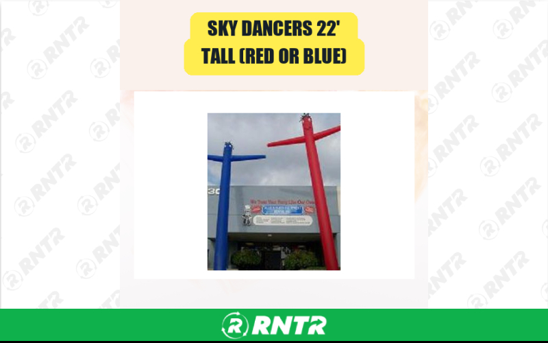 Generic Sky Dancers 22' Tall - Red – For rent in san-marcos, california – aras party rentals | RNTR.com – Image 1