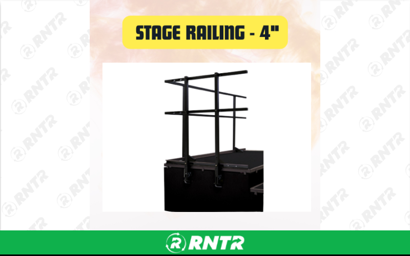Generic Stage Railing for Event Stages and Platforms 4 – For rent in san-marcos, california – aras party rentals | RNTR.com – Image 1