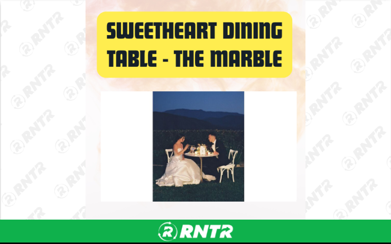 Generic Sweetheart Dining Table Marble – For rent in san-marcos, california – aras party rentals | RNTR.com – Image 1