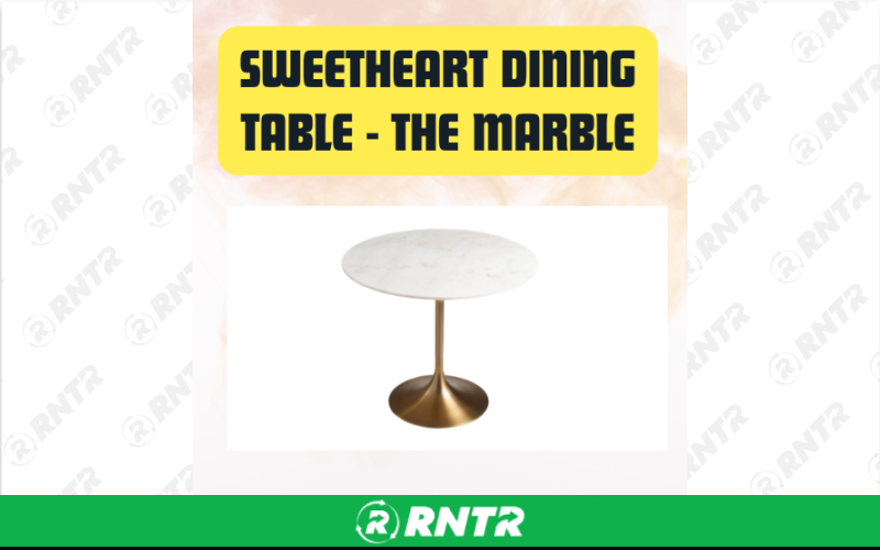 Generic Sweetheart Dining Table Marble – For rent in San Marcos, California – aras party rentals | RNTR.com – Image 2 of 3