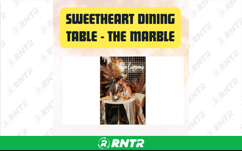 Generic Sweetheart Dining Table Marble – For rent in San Marcos, California – aras party rentals | RNTR.com – Image 3 of 3