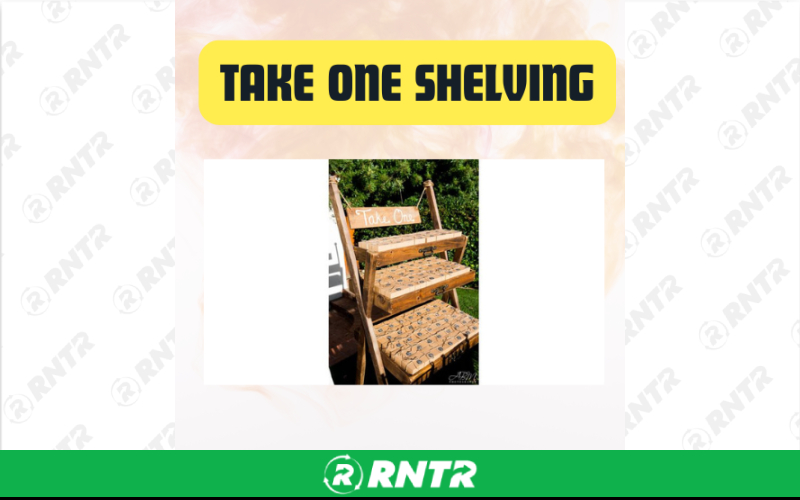 Generic Take One Shelving Display Unit - Grab-and-Go Storage Rack – For rent in San Marcos, California – aras party rentals | RNTR.com – Image 2 of 3