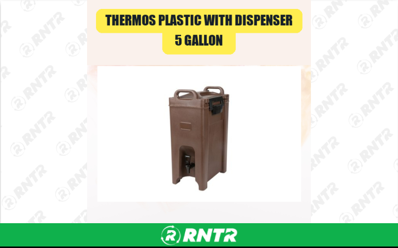 Generic Thermos Plastic with Dispenser -  5 Gallon – For rent in san-marcos, california – aras party rentals | RNTR.com – Image 1