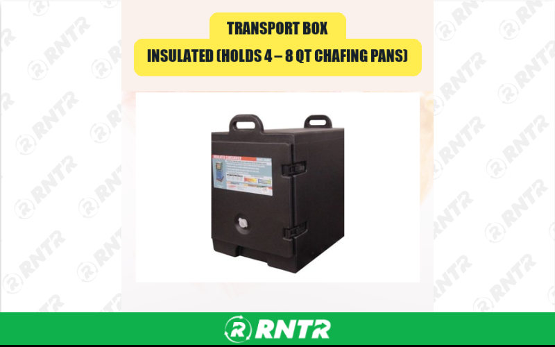 Generic Transport Box -  Insulated (Holds 4-8 qt Chafing Pans) – For rent in san-marcos, california – aras party rentals | RNTR.com – Image 1